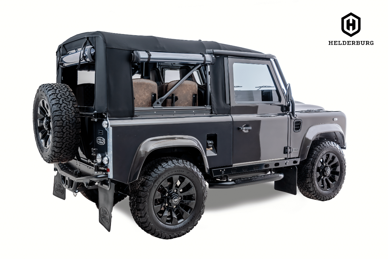 Custom Land Rover Custom Defender D90 Performance Tuned Soft Top - MIlo |  Helderburg