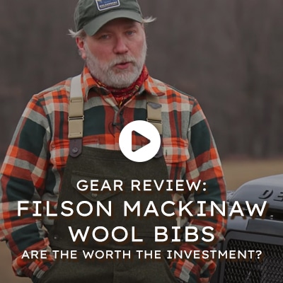 Filson deals wool bibs