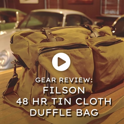 Gear Review Filson 48 Hr Tin Cloth Duffle Bag